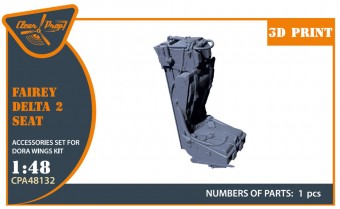 Clear Prop CPA48132 Fairey Delta 2 Ejection seat for Dora Wings 1:48