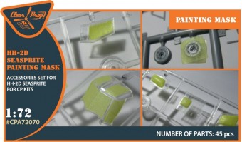 Clear Prop CPA72070 HH-2D SEASPRITE for CP kit painting mask 1:72