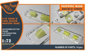 Clear Prop CPA72102 F-5F Tiger II painting mask for Italeri kits 1:72