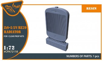 Clear Prop CPA72118 ZiS-5/5V/BZ39 Radiator for CP kits 1:72