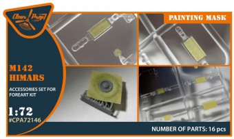 Clear Prop CPA72146 M142 Himars painting mask for Foreart kits 1:72