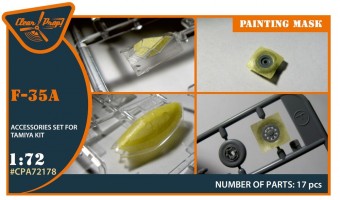 Clear Prop CPA72178 F-35A painting mask for Tamiya kit 1:72