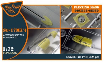 Clear Prop CPA72202 Su-17M3/4 double-sided painting mask for Modelsvit kit 1:72