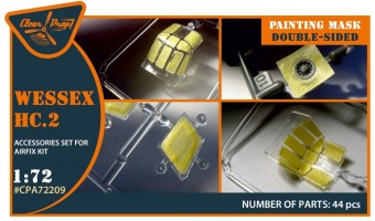 Clear Prop CPA72209 Wessex HC.2 double-sided painting mask for Airfix kit 1:72