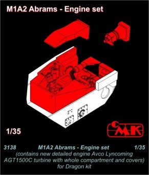 CMK 129-3138 M1A2 Abrams Engine set 1:35