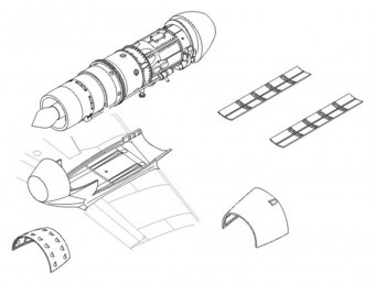 CMK 129-4115 Me 262 A Motor Set 1:48