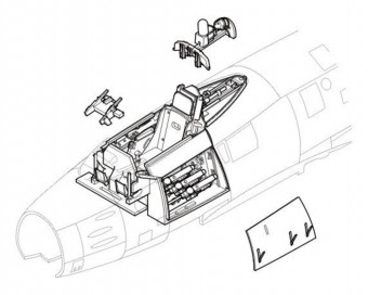 CMK 129-4145 F-86 Sabre Interior 1:48