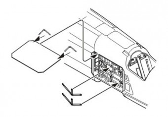 CMK 129-4221 TSR-2 Electronic Bay for Airfix 1:48