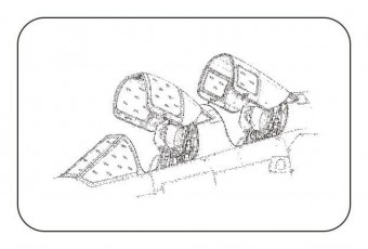 CMK 129-4233 TSR-2 Correction Set Pilots Canopy for Airfix 1:48