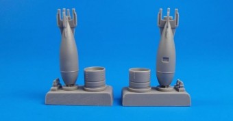 CMK 129-4359 Antisubmarine Bomb 500Ib Mk.IV (Great Britain, WW II)(2 pcs) 1:48