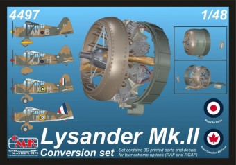 CMK 129-4497 Lysander Mk.II (Perseus Engine) Conversion Set for Airfix 1:48
