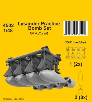 CMK 129-4502 Lysander Practice Bomb Set for Airfix 1:48
