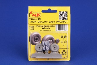 CMK 129-4505 Fairey Barracuda Wheels for Trumpeter 1:48