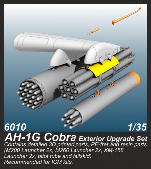 CMK 129-6010 AH-1G Cobra Exterior Upgrade Set / for ICM kits 1:35