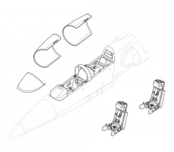CMK 129-7083 L-39 C/ZA Interior Set 1:72