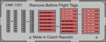 CMK 129-7307 Remove Before Flight Tags (20 pc) 1:72