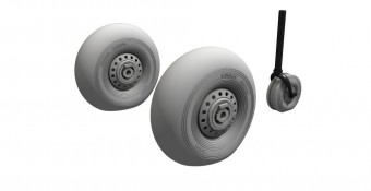 CMK 129-7499 Lancaster Mk.I/III Mainwheels and Tailwheel w/Leg 1:72