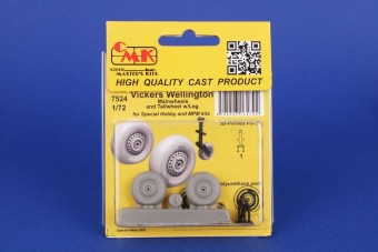 CMK 129-7524 Vickers Wellington Mainwheels and Tailwheel w/Leg for Special Hobby 1:72
