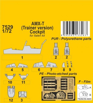 CMK 129-7529 AMX-T (Trainer version) Cockpit 1:72