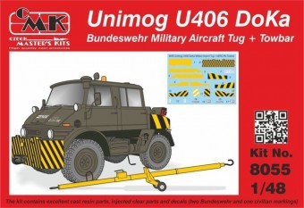CMK 129-8055 Unimog U406 DoKa Military Airport Tug + Towbar 1:48