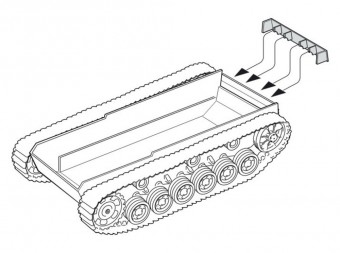 CMK 129-B35063 Pz.Kpfw III Correction Rear Hull Armor 1:35