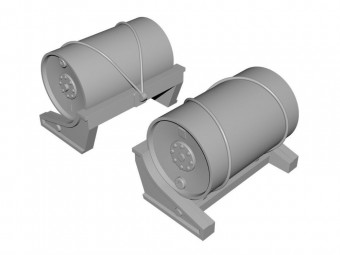 CMK 129-N72035 PT-109 Boat Mk.6 Depth Charges(2pcs) 1:72