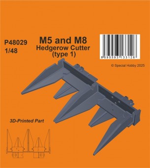 CMK 129-P48029 M5 and M8 Hedgerow Cutter (type 1) for Tamiya 1:48