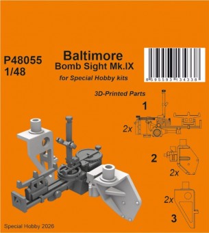 CMK 129-P48055 Baltimore Bomb Sight Mk.IX for Special Hobby 1:48