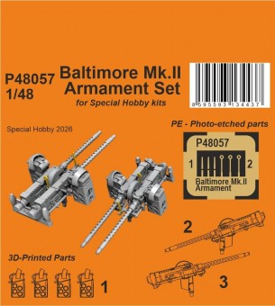 CMK 129-P48057 Baltimore Mk.II Armament Set for Special Hobby 1:48