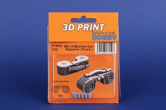 CMK 129-P72034 MG 15 Machine Gun Magazine (10 pcs.) 1:72