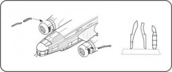 CMK 129-Q48069 Wellington Mk. Ic exhaust stubs for Trumpeter 1:48