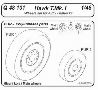 CMK 129-Q48101 Hawk T.Mk.I Wheels 1:48