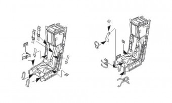 CMK 129-Q48102 Hawk T.Mk.I Ejection seats 1:48