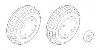 CMK 129-Q72146 Boomerang Wirraway wheels 1:72