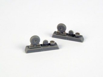 CMK 129-Q72295 P-40 Wheels-Diamond Tread for Special Hobby1:72