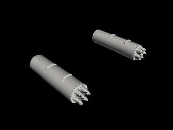 CMK 129-Q72350 IAF Fouga Magister rocket pods 1:72
