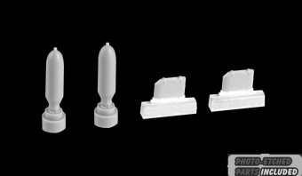 CMK 129-Q72359 A-20 Havoc Wing Racks and Bombs 1:72