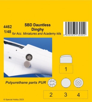 CMK 4462 SBD Dauntless Dinghy for Acc. Miniartures and Academy kits 1:48