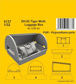 CMK 5137 DH.82 Tiger Moth Luggage Box (ICM kit) 1:32