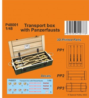 CMK P48001 Transport box with Panzerfausts 1:48