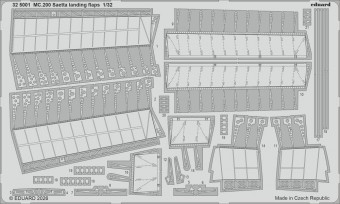 Eduard 325001 MC.200 Saetta landing flaps for Italeri 1:32