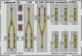 Eduard 33348 CH-54A seatbelts STEEL 1/35 ICM 1:35