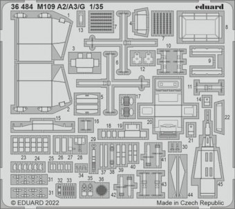 Eduard 36484 M109 A2/A3/G 1:35