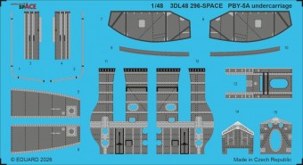 Eduard 3DL48296 PBY-5A undercarriage SPACE for Eduard / Revell 1:48