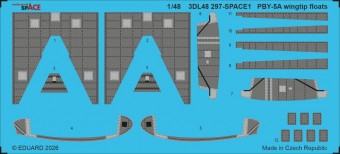 Eduard 3DL48297 PBY-5A wingtip floats SPACE for Eduard / Revell 1:48