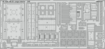 Eduard 481020 Mi-24 cargo interior for Zvezda 1:48