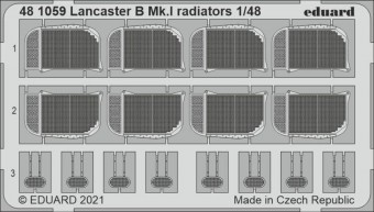 Eduard 481059 Lancaster B Mk.I radiators 1/48 for HKM 1:48