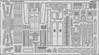 Eduard 481075 F-14A late exterior for TAMIYA 1:48