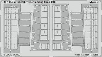 Eduard 481084 Z-126/226 Trener landing flaps for EDUARD 1:48