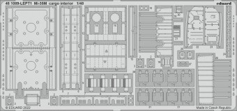 Eduard 481089 Mi-35M cargo interior for ZVEZDA 1:48